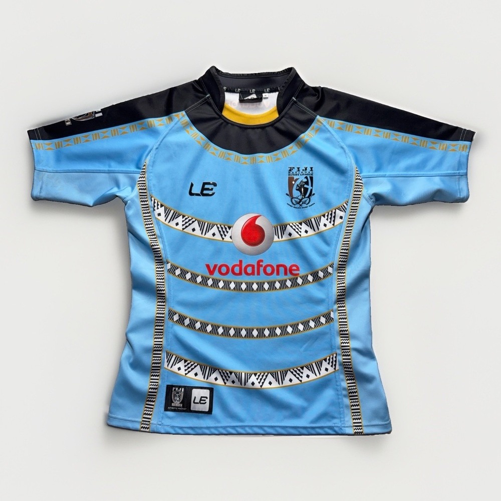 LE FIJI Bati Mens M Blue Vodafone National Rugby League 2016 Jersey World Cup
